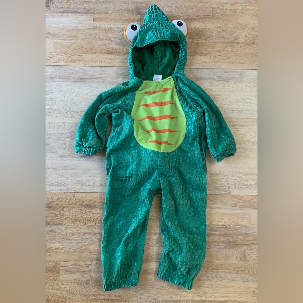 Green Chameleon Costume for Baby/Toddler sz18-24M